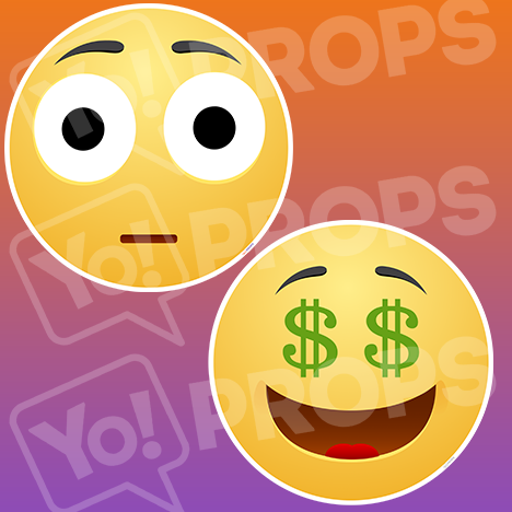 Emoji Face #7: Bug-Eyed Face – Money Face