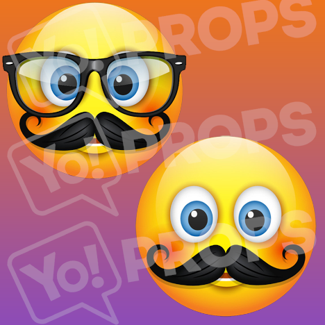 Mustache emoji