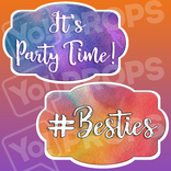 Sweet 16 Birthday Prop - It's Party Time / #Besties