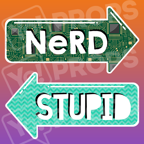 Pointing Bundle - “Nerd” And "Stupid"