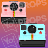 Retro 80's and 90's Prop - Polaroid Camera