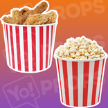 Oversized Food Prop -  Popcorn / Chicken Bucket