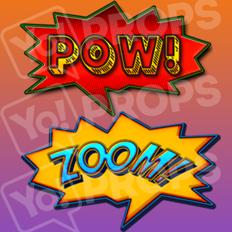 Comic Book -Pow! / Zoom! Prop
