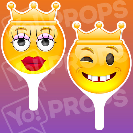 Emoji 2.0 Prop - Queen Face / King Face