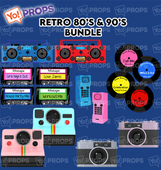 Retro 80's and 90's Bundle of (8)