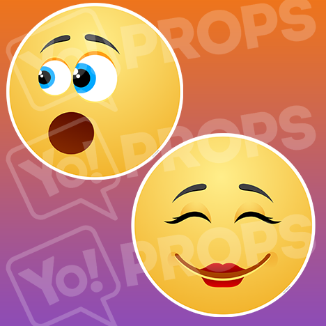 Emoji Face #5: Side Face – Female Face