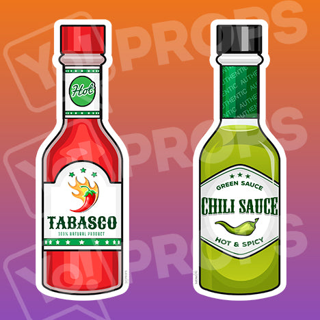 Fiesta Props – Tabasco / Green Chili Bottle