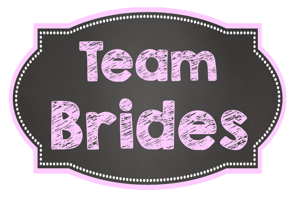 LGBT Chalkboard Wedding - I'm her Mrs / Team Brides