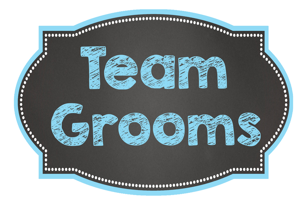 LGBT Chalkboard Wedding - I'm his Mr / Team Grooms