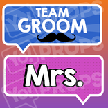 Wedding Arrow Prop - Team Groom & Mrs.